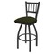 Holland Bar Stool Co 25" Swivel Counter Stool, Pewter Finish, Canter Pine Seat 81025PW010 - alternate 1